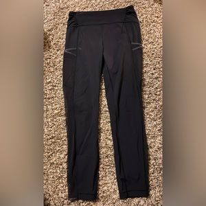 Lululemon Leggings, thicker material with mesh sides Length: 25